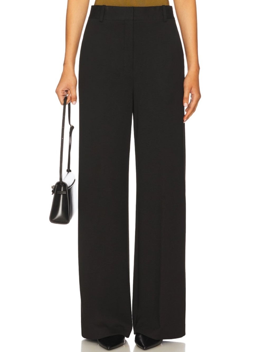 NWOT Theory Wide-Leg Dress Pants in Precision Ponte Size 10